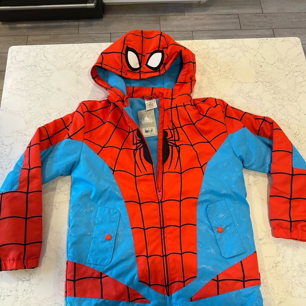 Disney Spider man Kids zip up sweatshirt or costume brand new with tags - Picture 3 of 16